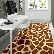 Load image into Gallery viewer, Brown Giraffe Pattern Print Area Rug
