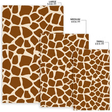 Load image into Gallery viewer, Brown Giraffe Pattern Print Area Rug
