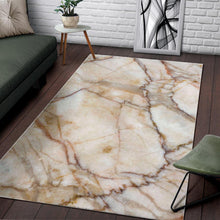 Load image into Gallery viewer, Brown Marble Print Area Rug
