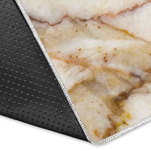 Load image into Gallery viewer, Brown Marble Print Area Rug

