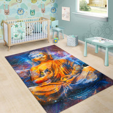 Load image into Gallery viewer, Buddha Statue Mandala Print Area Rug
