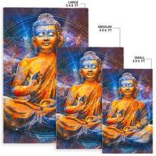 Load image into Gallery viewer, Buddha Statue Mandala Print Area Rug
