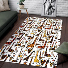Load image into Gallery viewer, Cartoon Giraffe Pattern Print Area Rug
