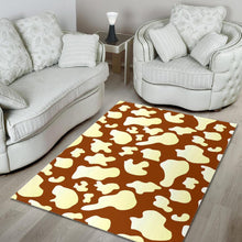 Load image into Gallery viewer, Chocolate And Milk Cow Print Area Rug
