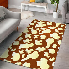 Load image into Gallery viewer, Chocolate And Milk Cow Print Area Rug
