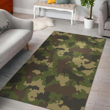 Load image into Gallery viewer, Classic Green Camouflage Print Area Rug
