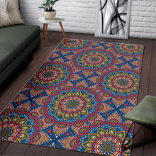 Load image into Gallery viewer, Colorful Bohemian Mandala Pattern Print Area Rug
