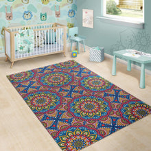 Load image into Gallery viewer, Colorful Bohemian Mandala Pattern Print Area Rug
