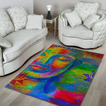 Load image into Gallery viewer, Colorful Buddha Print Area Rug

