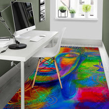 Load image into Gallery viewer, Colorful Buddha Print Area Rug
