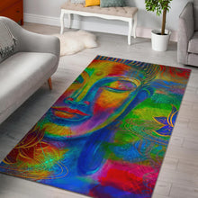 Load image into Gallery viewer, Colorful Buddha Print Area Rug
