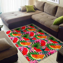 Load image into Gallery viewer, Colorful Leaf Watermelon Pattern Print Area Rug
