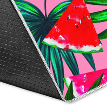 Load image into Gallery viewer, Colorful Leaf Watermelon Pattern Print Area Rug

