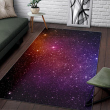 Load image into Gallery viewer, Colorful Stardust Galaxy Space Print Area Rug
