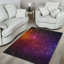 Load image into Gallery viewer, Colorful Stardust Galaxy Space Print Area Rug
