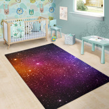 Load image into Gallery viewer, Colorful Stardust Galaxy Space Print Area Rug
