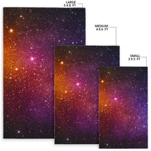 Load image into Gallery viewer, Colorful Stardust Galaxy Space Print Area Rug
