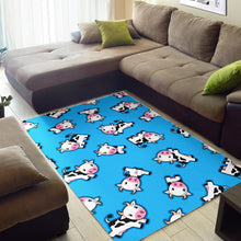 Load image into Gallery viewer, Cute Cartoon Baby Cow Pattern Print Area Rug
