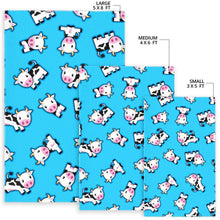 Load image into Gallery viewer, Cute Cartoon Baby Cow Pattern Print Area Rug

