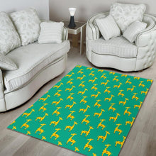 Load image into Gallery viewer, Cute Cartoon Giraffe Pattern Print Area Rug

