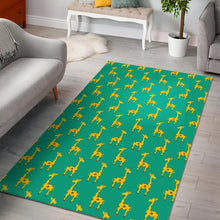 Load image into Gallery viewer, Cute Cartoon Giraffe Pattern Print Area Rug
