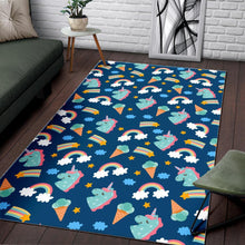 Load image into Gallery viewer, Cute Girly Unicorn Pattern Print Area Rug
