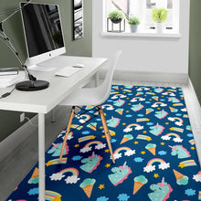 Load image into Gallery viewer, Cute Girly Unicorn Pattern Print Area Rug
