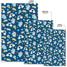 Load image into Gallery viewer, Cute Girly Unicorn Pattern Print Area Rug
