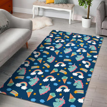 Load image into Gallery viewer, Cute Girly Unicorn Pattern Print Area Rug
