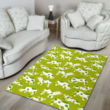 Load image into Gallery viewer, Cute Smiley Cow Pattern Print Area Rug
