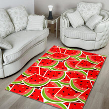 Load image into Gallery viewer, Cute Watermelon Slices Pattern Print Area Rug
