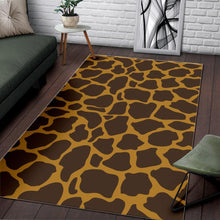 Load image into Gallery viewer, Dark Brown Cow Print Area Rug
