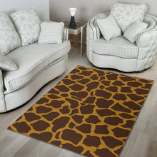 Load image into Gallery viewer, Dark Brown Cow Print Area Rug
