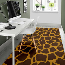 Load image into Gallery viewer, Dark Brown Cow Print Area Rug
