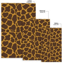 Load image into Gallery viewer, Dark Brown Cow Print Area Rug
