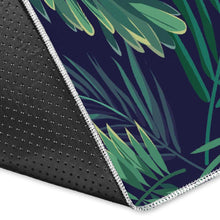 Load image into Gallery viewer, Dark Tropical Palm Leaf Pattern Print Area Rug
