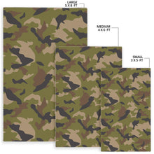 Load image into Gallery viewer, Desert Green Camouflage Print Area Rug
