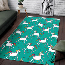 Load image into Gallery viewer, Doodle Unicorn Pattern Print Area Rug
