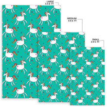 Load image into Gallery viewer, Doodle Unicorn Pattern Print Area Rug
