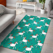 Load image into Gallery viewer, Doodle Unicorn Pattern Print Area Rug
