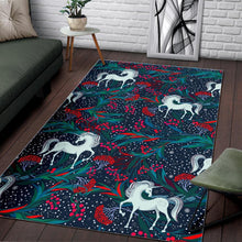 Load image into Gallery viewer, Fairy Floral Unicorn Pattern Print Area Rug
