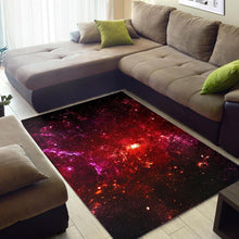 Load image into Gallery viewer, Fiery Nebula Universe Galaxy Space Print Area Rug
