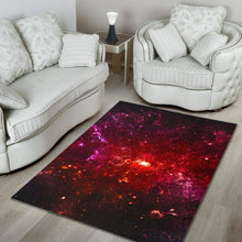 Load image into Gallery viewer, Fiery Nebula Universe Galaxy Space Print Area Rug
