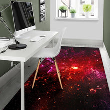 Load image into Gallery viewer, Fiery Nebula Universe Galaxy Space Print Area Rug
