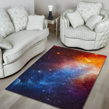 Load image into Gallery viewer, Fiery Universe Nebula Galaxy Space Print Area Rug
