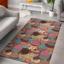 Load image into Gallery viewer, Cupcake Pattern Print Design CP01 Area Rugs
