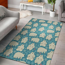 Load image into Gallery viewer, Bear Pattern Print Design BE04 Area Rugs
