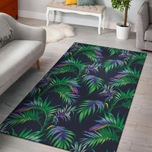 Load image into Gallery viewer, Palm Leaves Pattern Print Design PL04 Area Rugs
