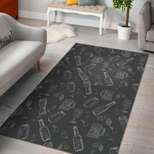 Load image into Gallery viewer, Beer hand drawn pattern Area Rug
