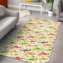 Load image into Gallery viewer, Colorful Kangaroo Pattern Area Rug
